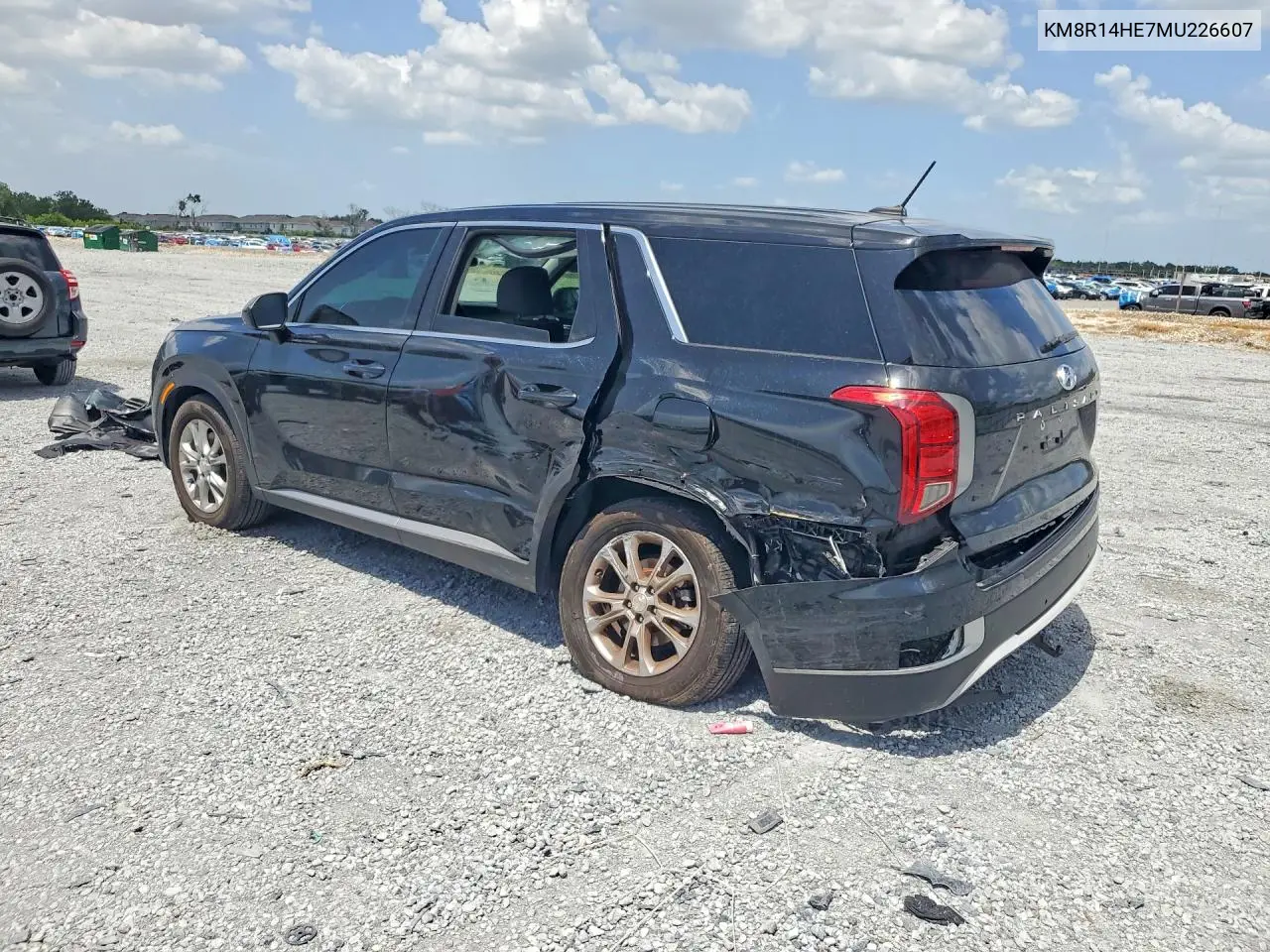 2021 Hyundai Palisade Se VIN: KM8R14HE7MU226607 Lot: 60667876