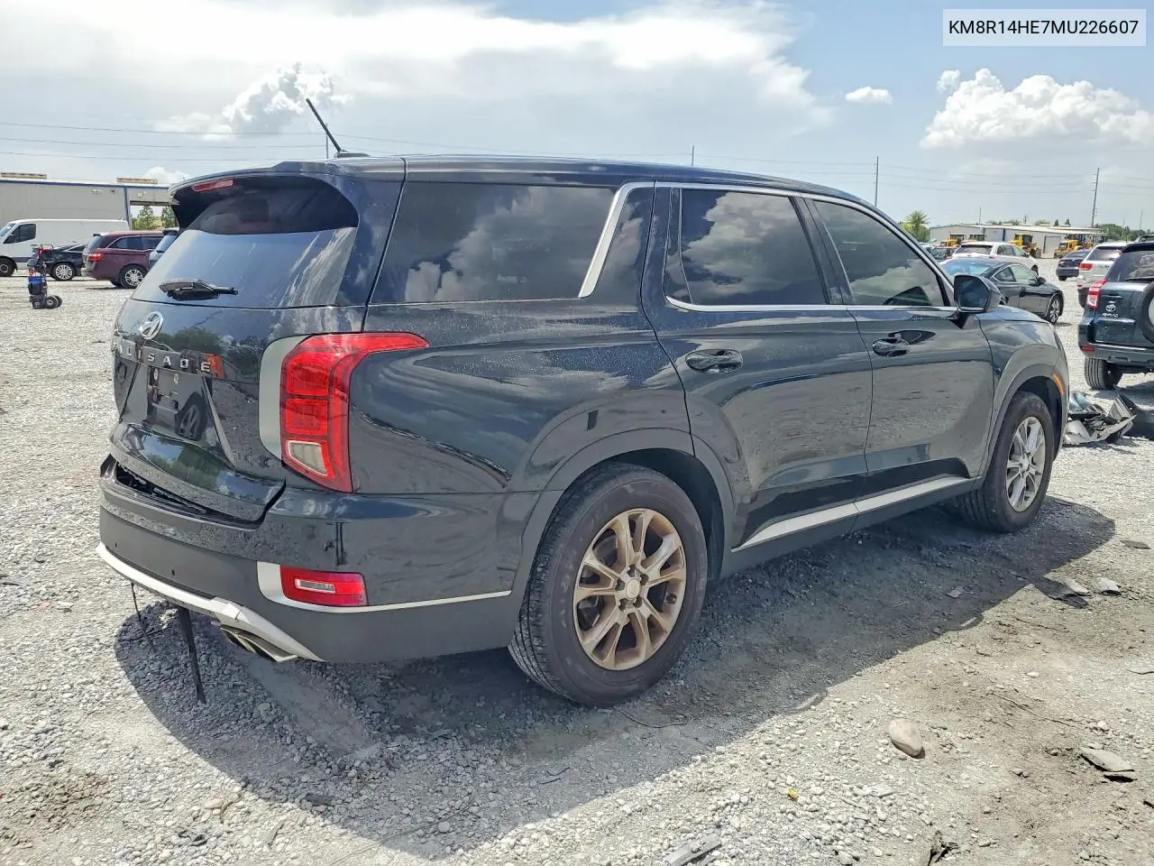2021 Hyundai Palisade Se VIN: KM8R14HE7MU226607 Lot: 60667876