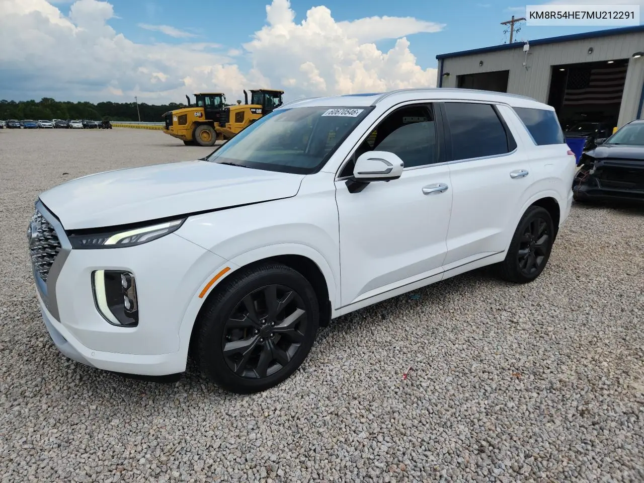 2021 Hyundai Palisade Limited VIN: KM8R54HE7MU212291 Lot: 60670546
