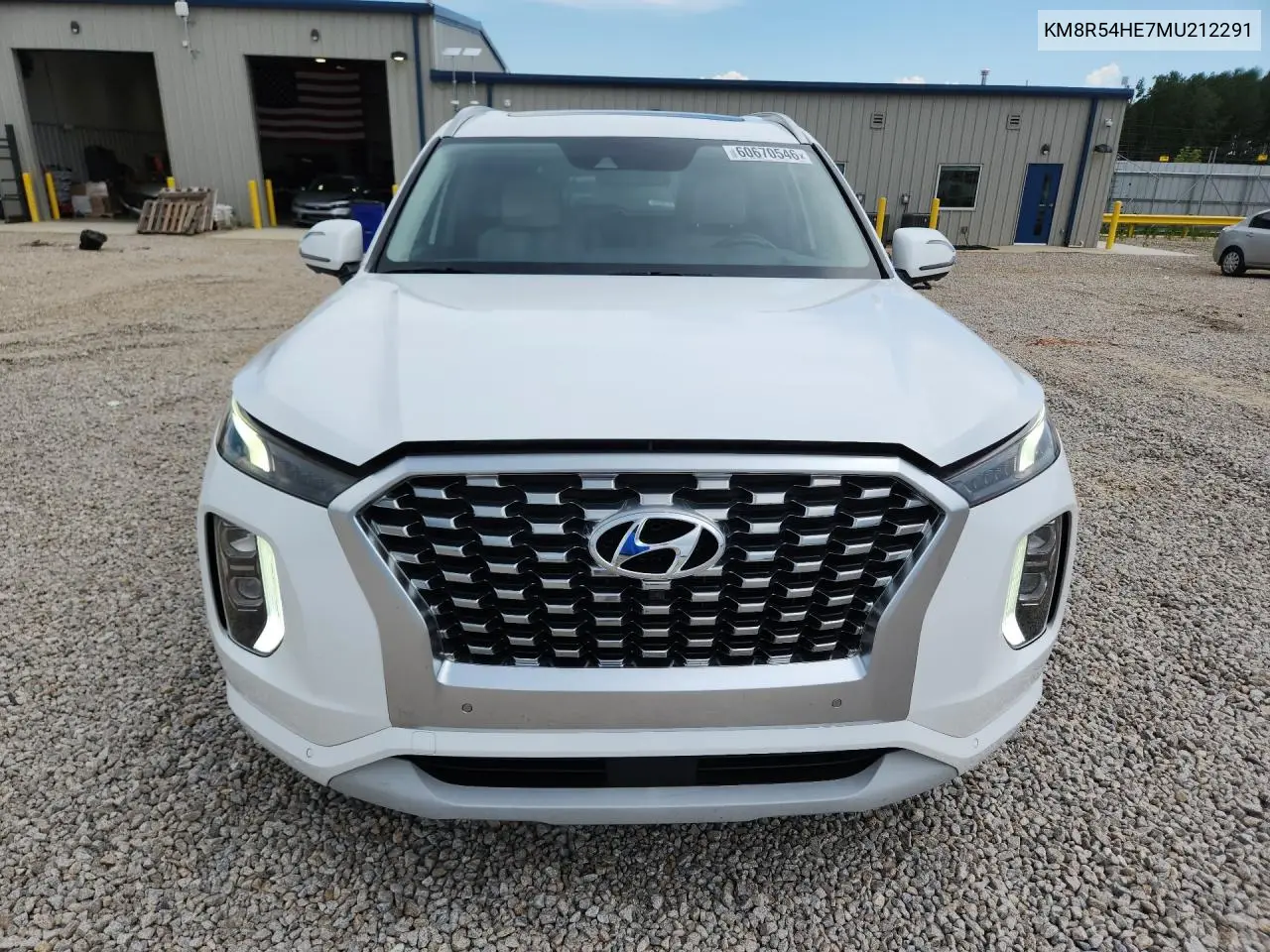 2021 Hyundai Palisade Limited VIN: KM8R54HE7MU212291 Lot: 60670546