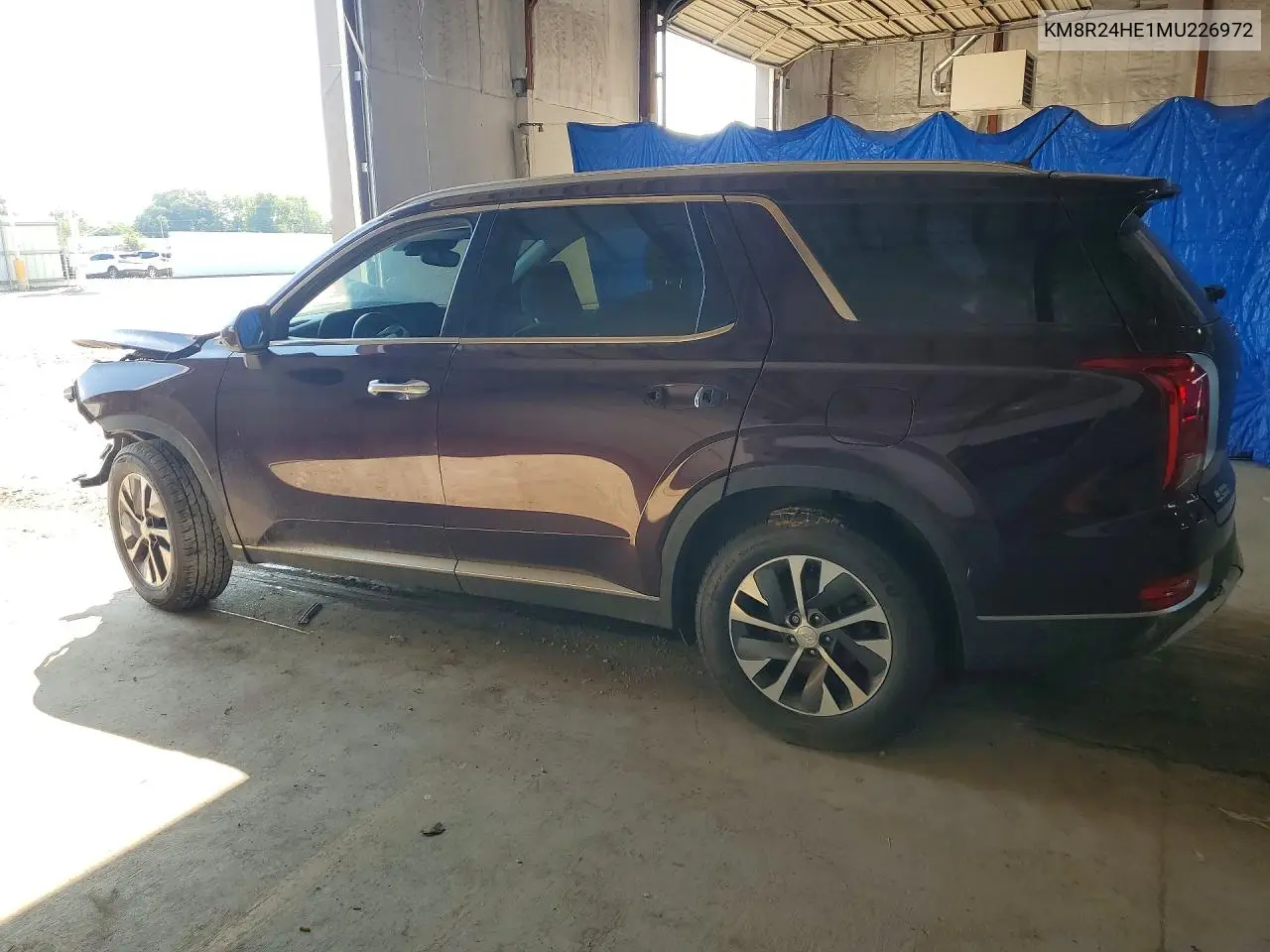 2021 Hyundai Palisade VIN: KM8R24HE1MU226972 Lot: 60740866