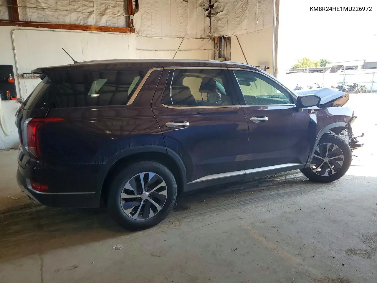 2021 Hyundai Palisade VIN: KM8R24HE1MU226972 Lot: 60740866