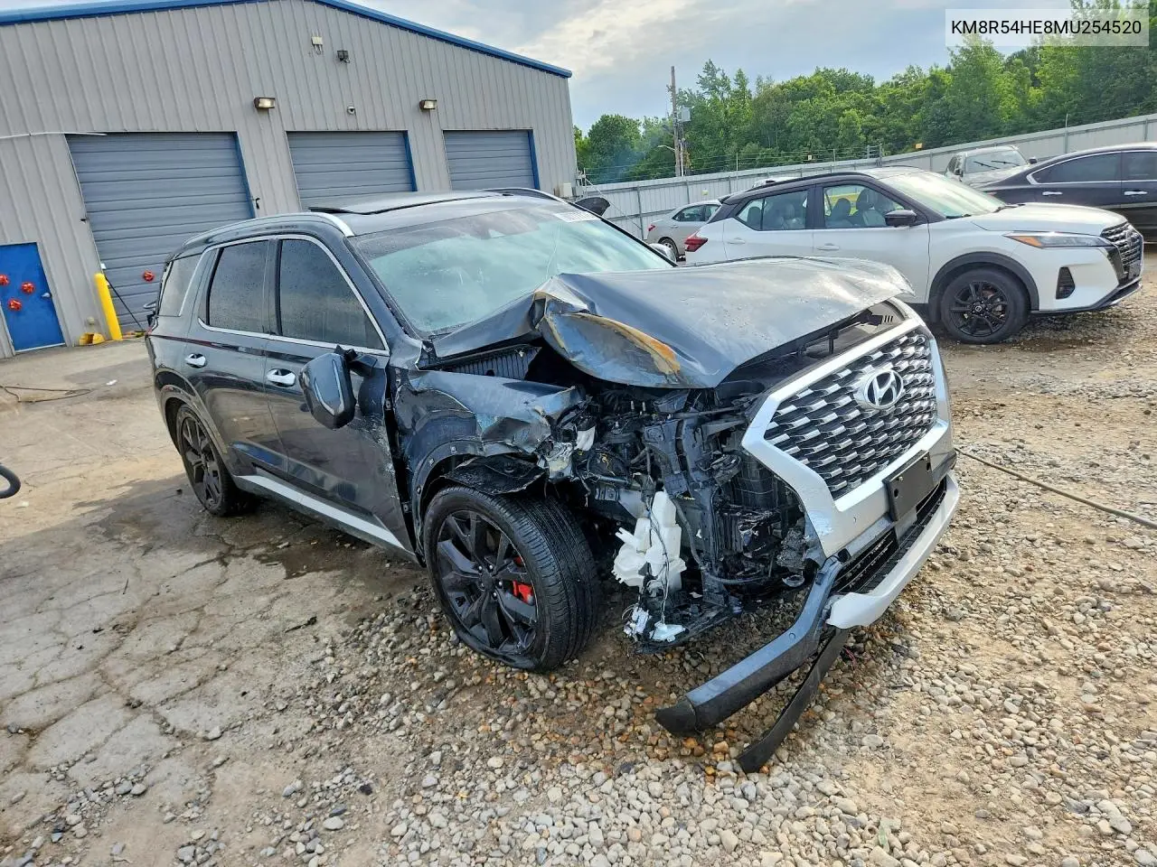 2021 Hyundai Palisade Limited VIN: KM8R54HE8MU254520 Lot: 60777776