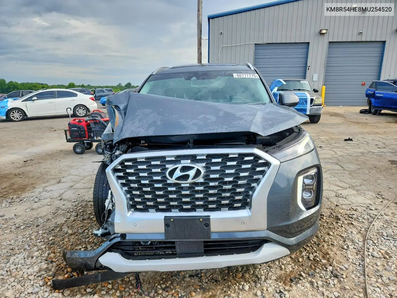 2021 Hyundai Palisade Limited VIN: KM8R54HE8MU254520 Lot: 60777776
