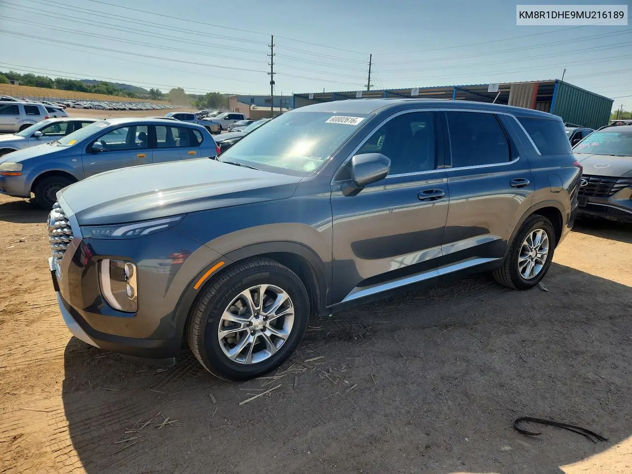 2021 Hyundai Palisade Se VIN: KM8R1DHE9MU216189 Lot: 60802616