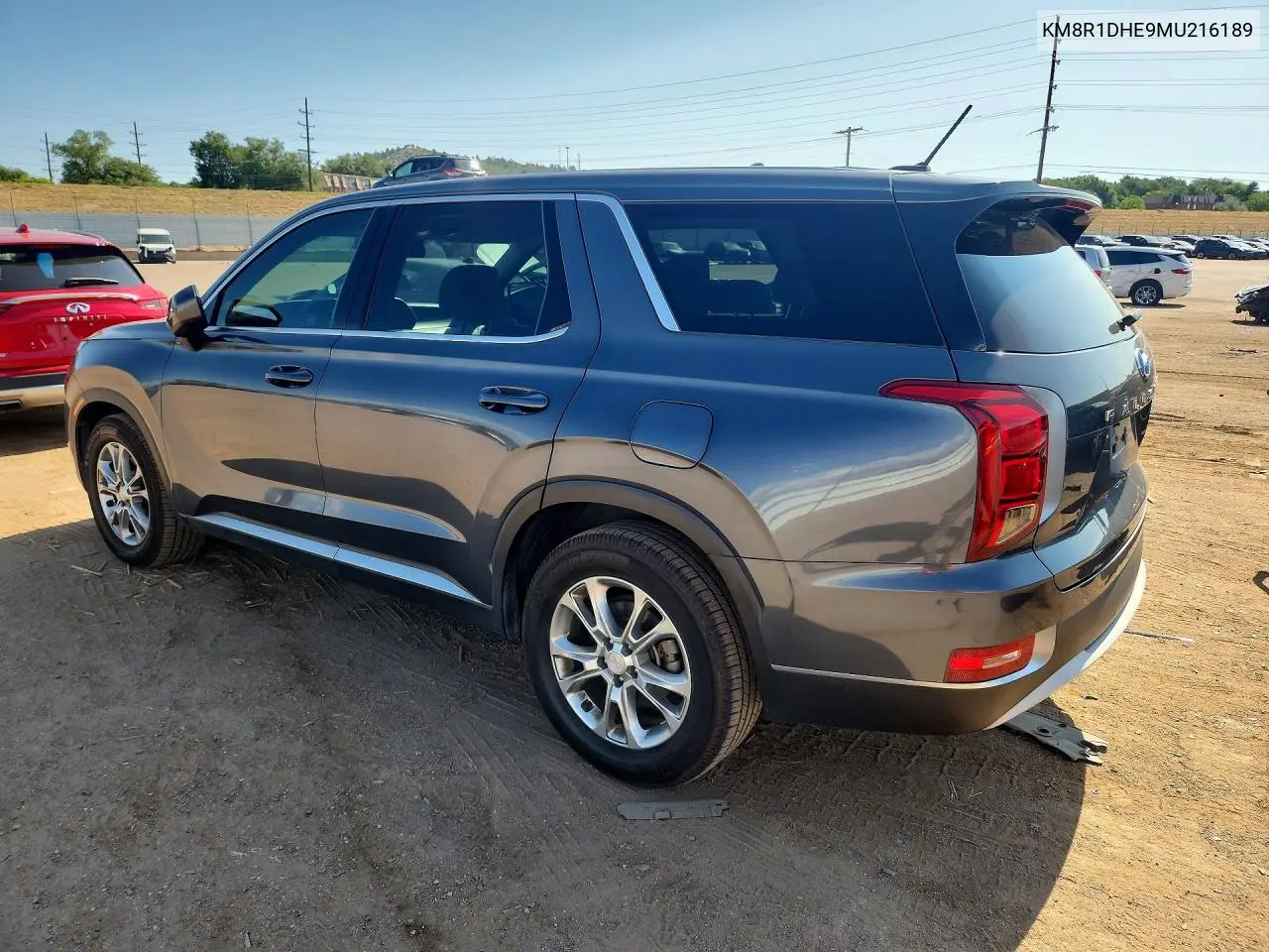 2021 Hyundai Palisade Se VIN: KM8R1DHE9MU216189 Lot: 60802616