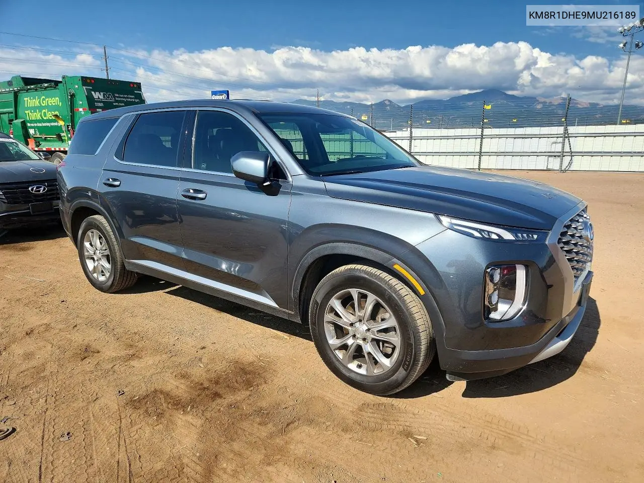 2021 Hyundai Palisade Se VIN: KM8R1DHE9MU216189 Lot: 60802616