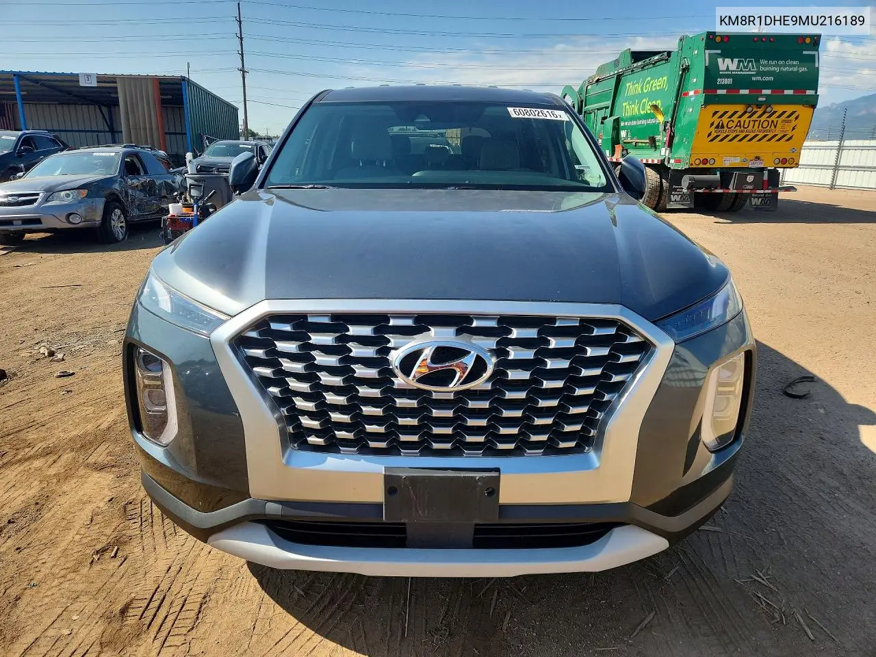 2021 Hyundai Palisade Se VIN: KM8R1DHE9MU216189 Lot: 60802616