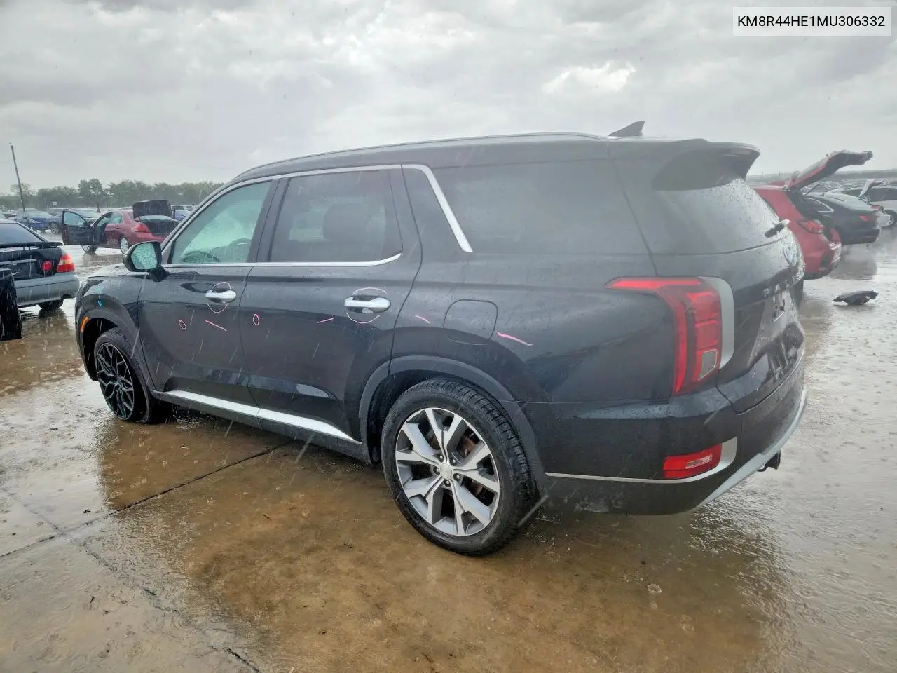2021 Hyundai Palisade Sel VIN: KM8R44HE1MU306332 Lot: 60944226