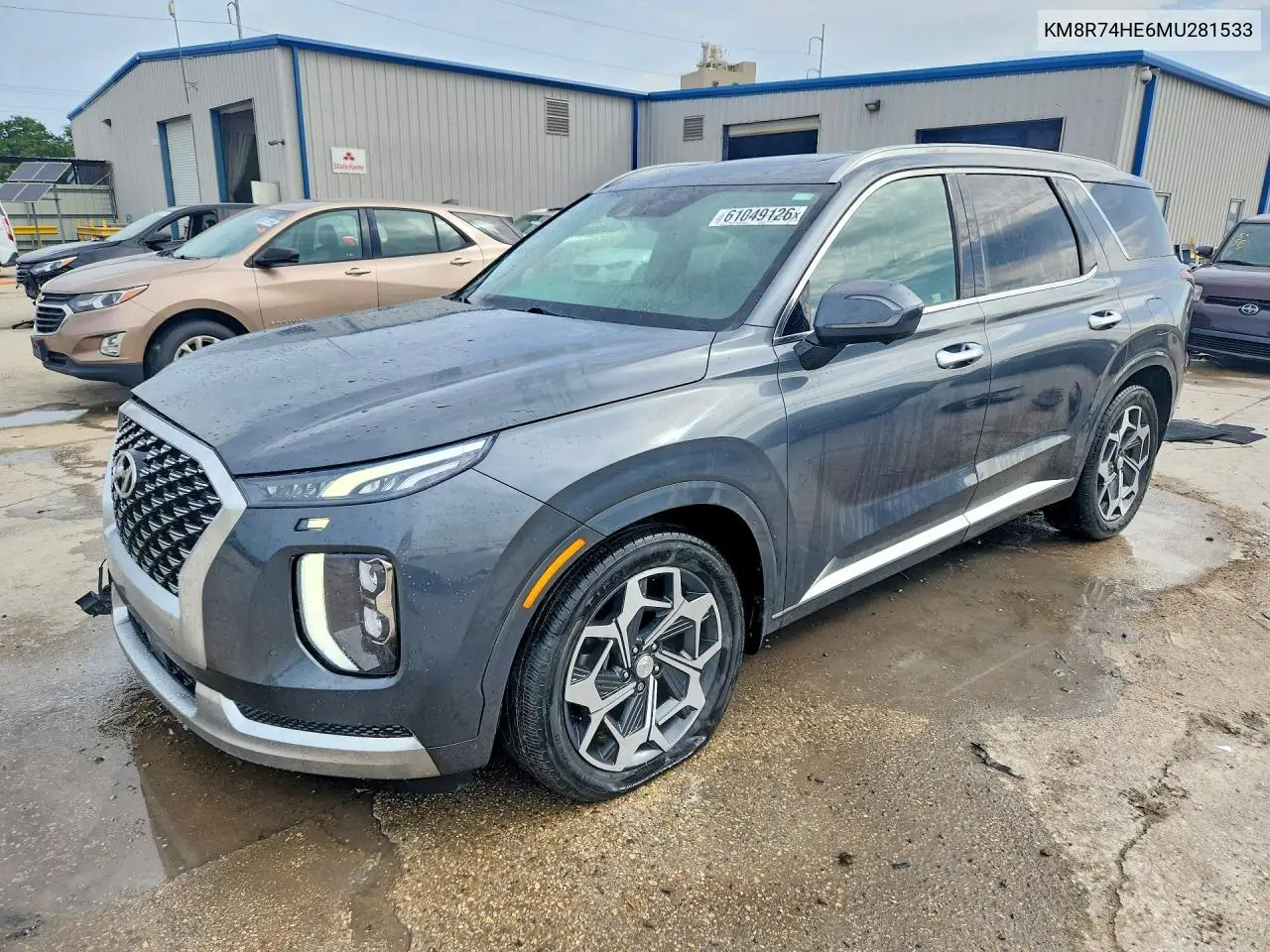 2021 Hyundai Palisade Calligraphy VIN: KM8R74HE6MU281533 Lot: 61049126