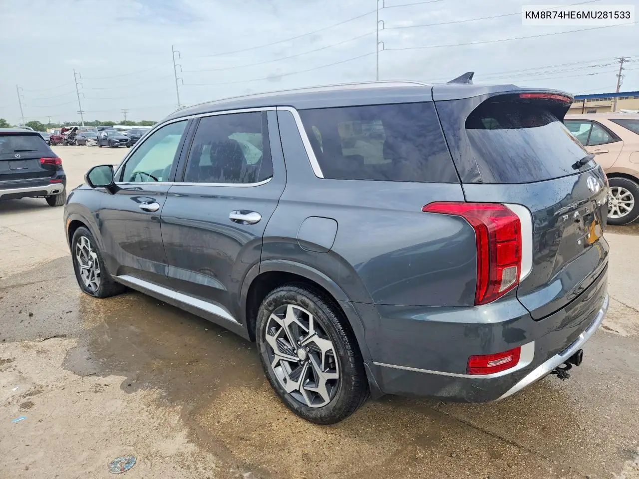 2021 Hyundai Palisade Calligraphy VIN: KM8R74HE6MU281533 Lot: 61049126