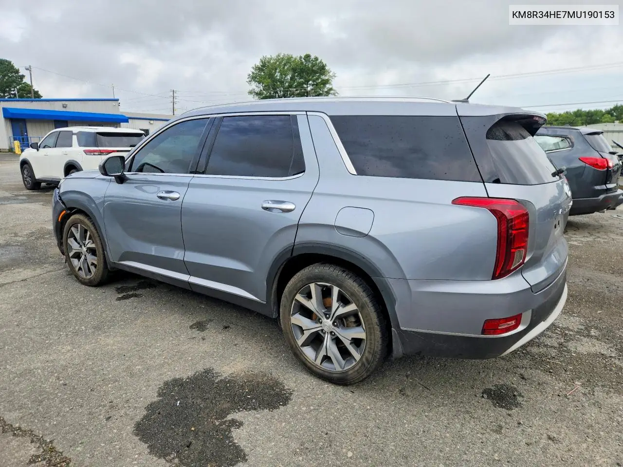 2021 Hyundai Palisade Sel VIN: KM8R34HE7MU190153 Lot: 61132326