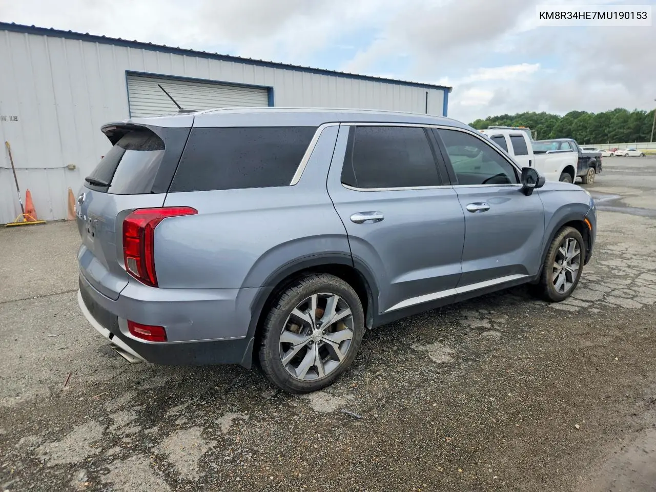 2021 Hyundai Palisade Sel VIN: KM8R34HE7MU190153 Lot: 61132326
