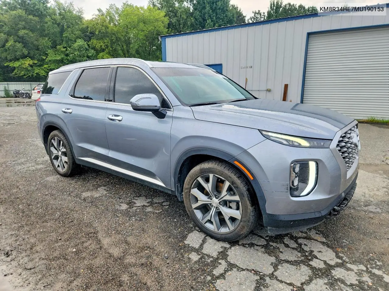 2021 Hyundai Palisade Sel VIN: KM8R34HE7MU190153 Lot: 61132326