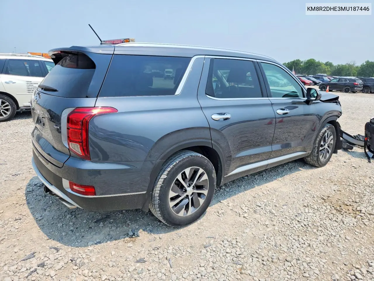 2021 Hyundai Palisade Sel VIN: KM8R2DHE3MU187446 Lot: 61205746