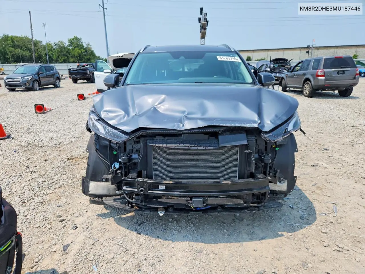 2021 Hyundai Palisade Sel VIN: KM8R2DHE3MU187446 Lot: 61205746