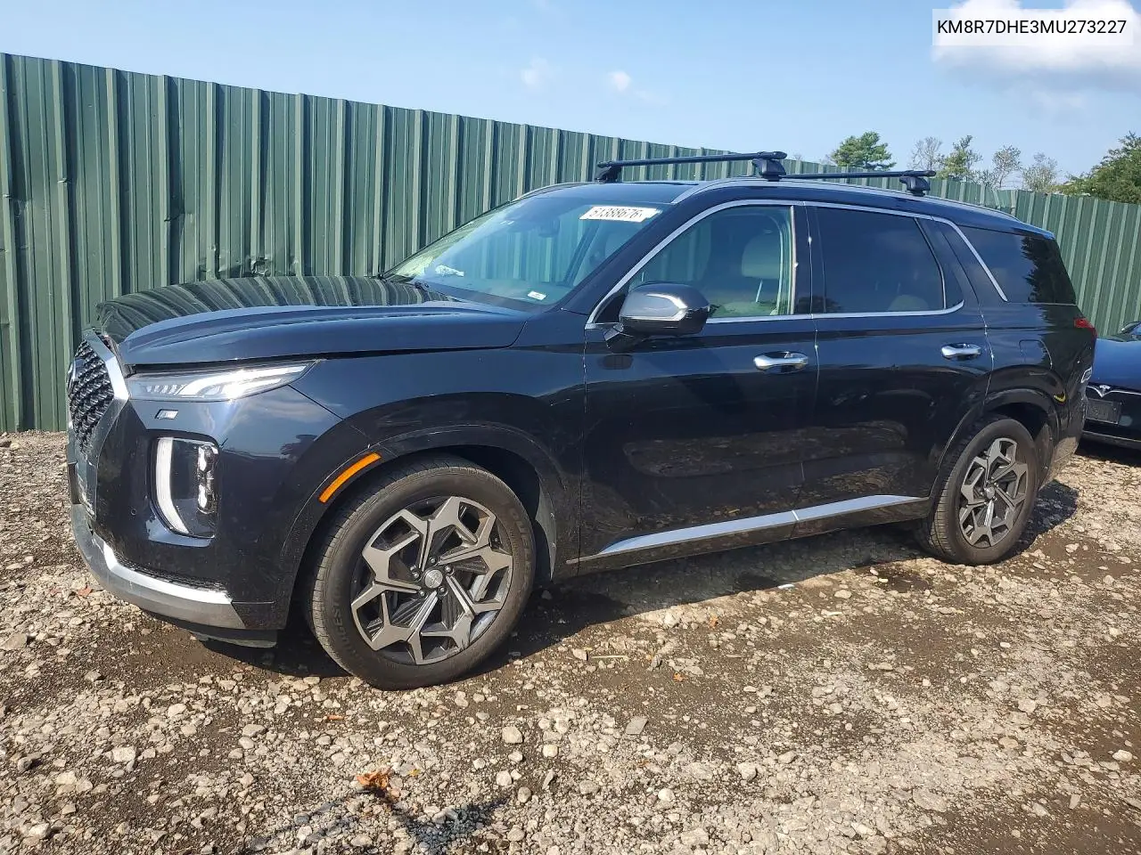 2021 Hyundai Palisade Calligraphy VIN: KM8R7DHE3MU273227 Lot: 61388676