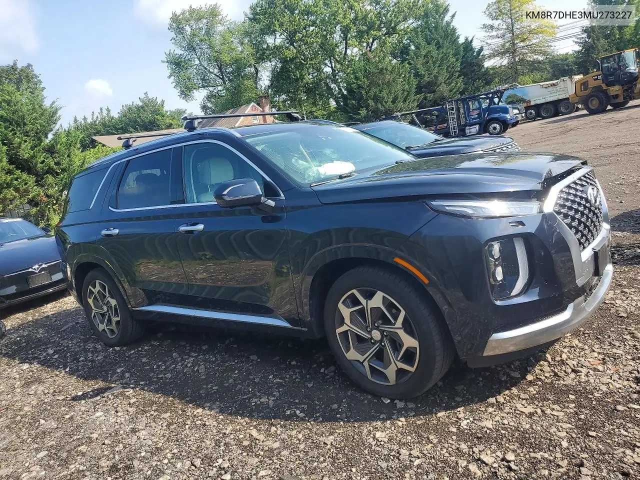 2021 Hyundai Palisade Calligraphy VIN: KM8R7DHE3MU273227 Lot: 61388676