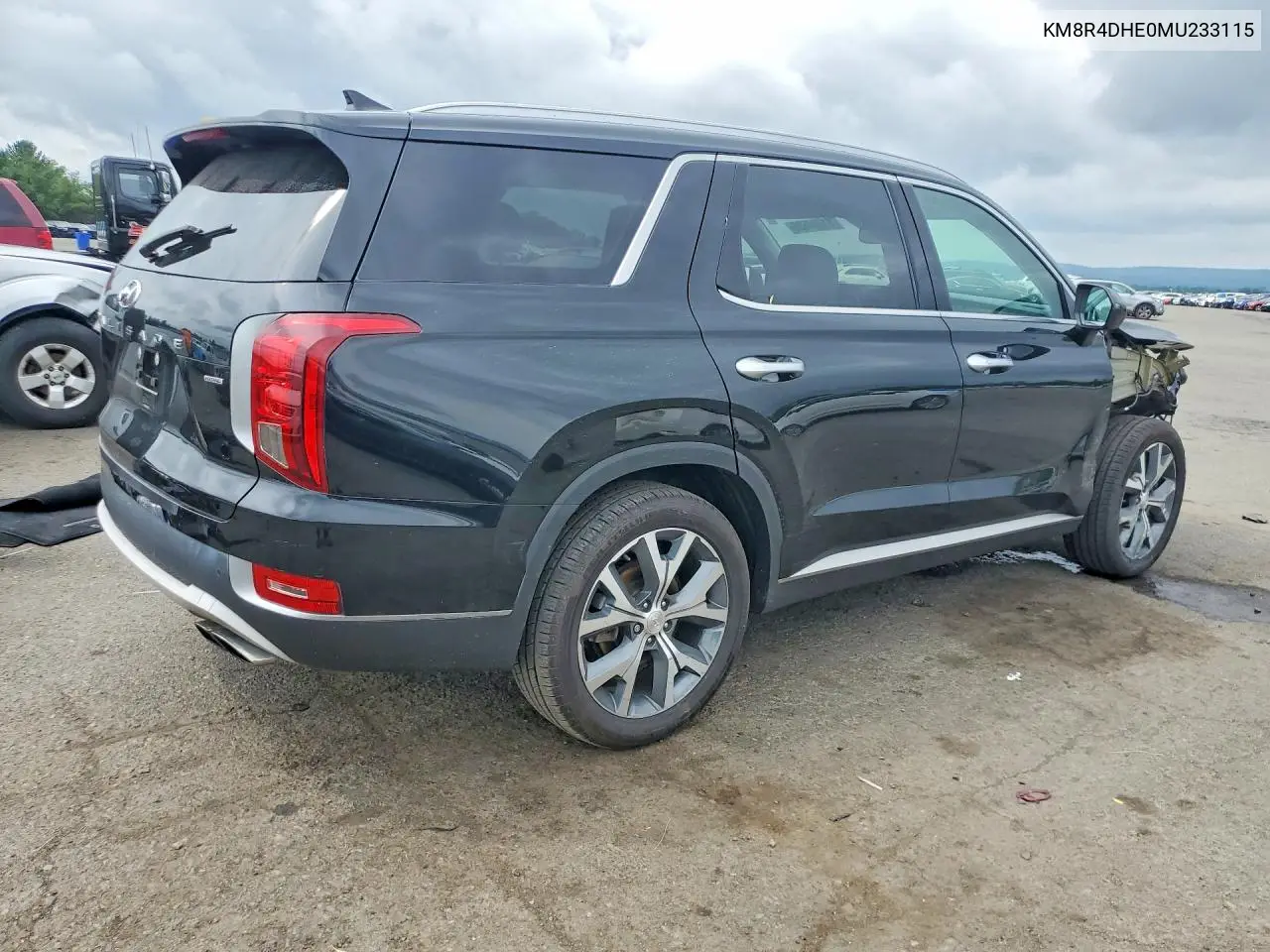 2021 Hyundai Palisade Sel VIN: KM8R4DHE0MU233115 Lot: 61594626
