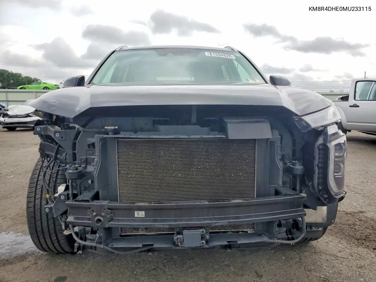 2021 Hyundai Palisade Sel VIN: KM8R4DHE0MU233115 Lot: 61594626