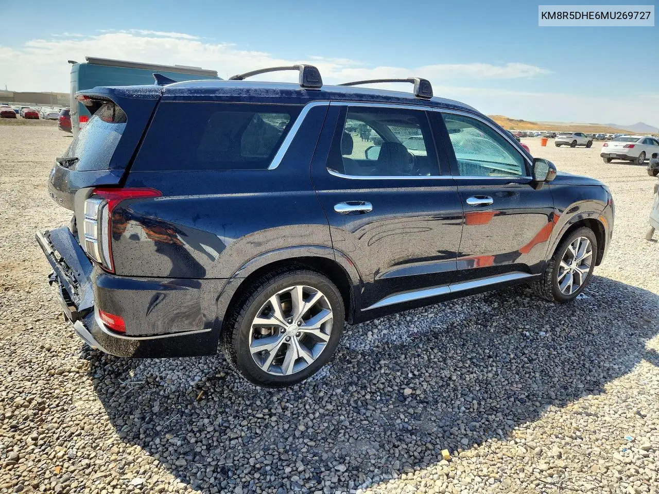 2021 Hyundai Palisade Limited VIN: KM8R5DHE6MU269727 Lot: 61606156