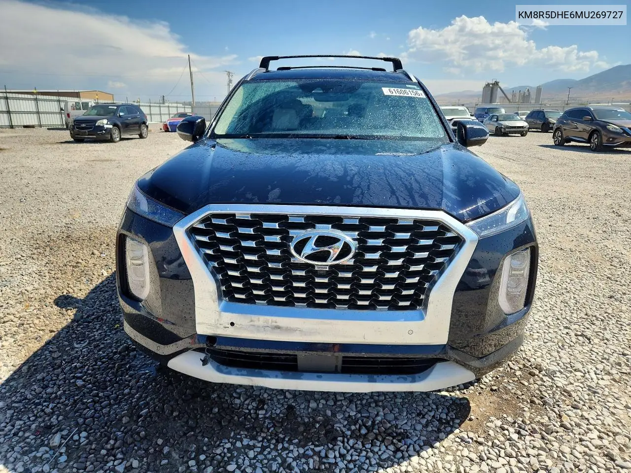 2021 Hyundai Palisade Limited VIN: KM8R5DHE6MU269727 Lot: 61606156