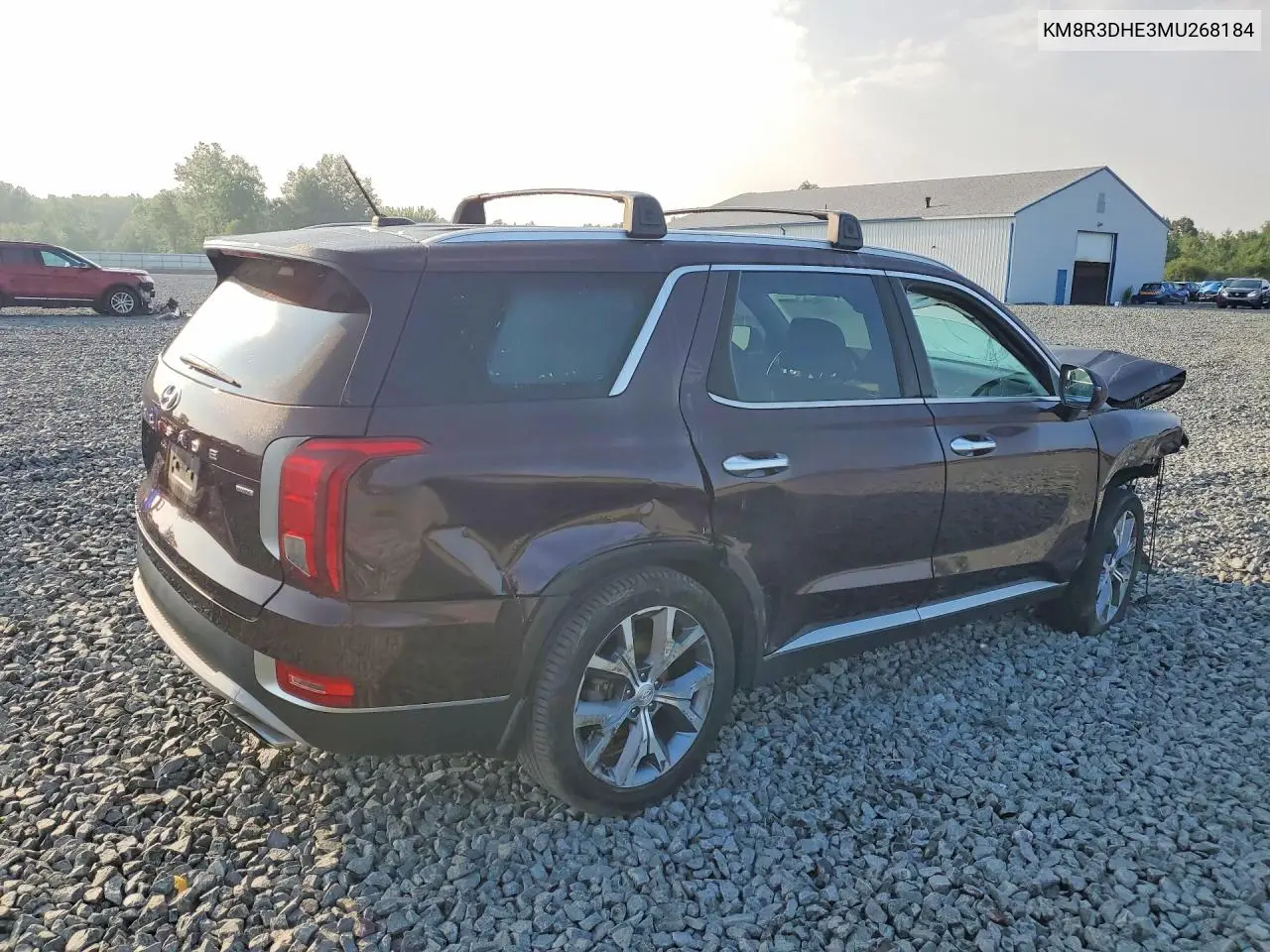 2021 Hyundai Palisade Se VIN: KM8R3DHE3MU268184 Lot: 61708576