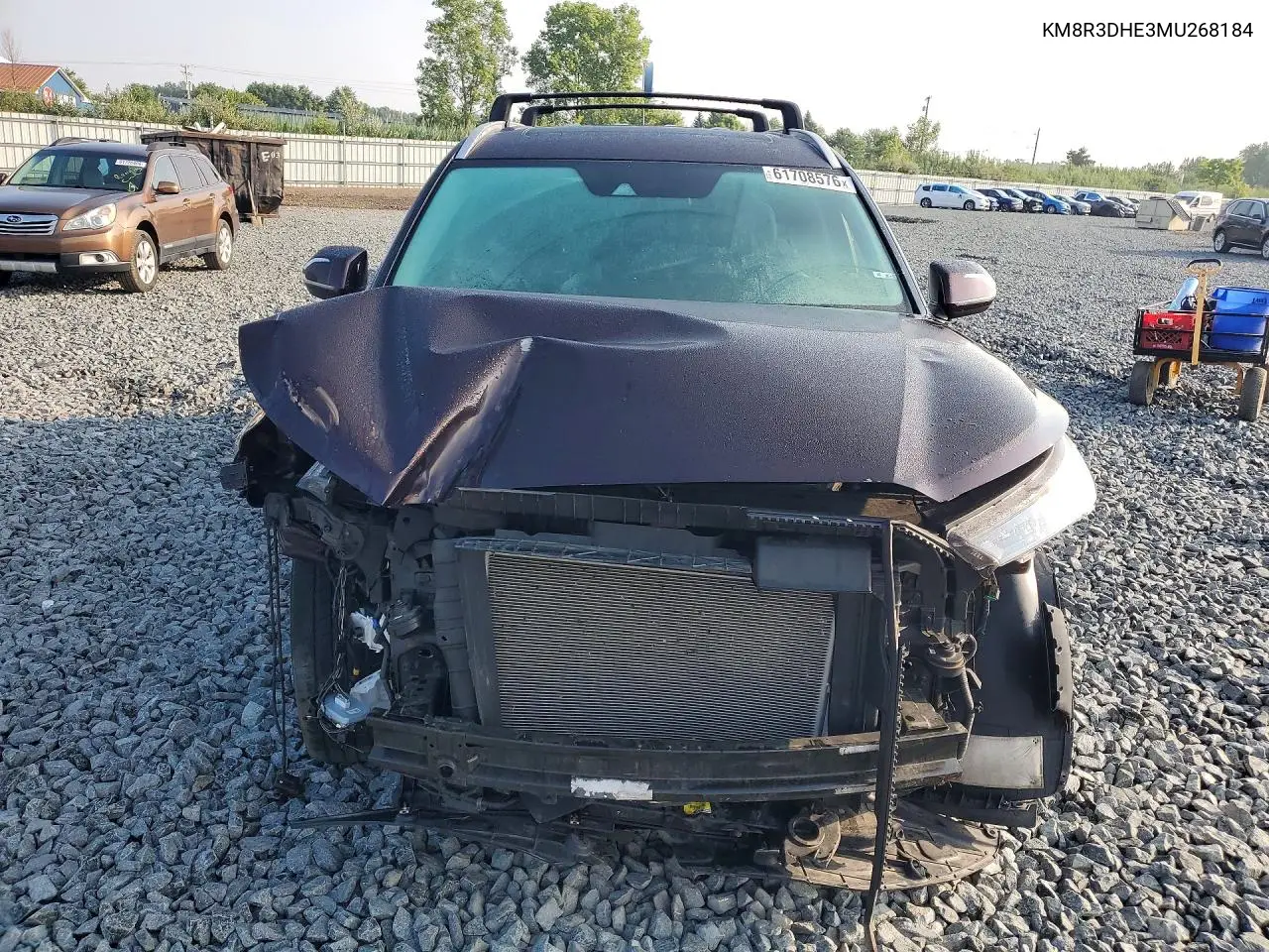 2021 Hyundai Palisade Se VIN: KM8R3DHE3MU268184 Lot: 61708576