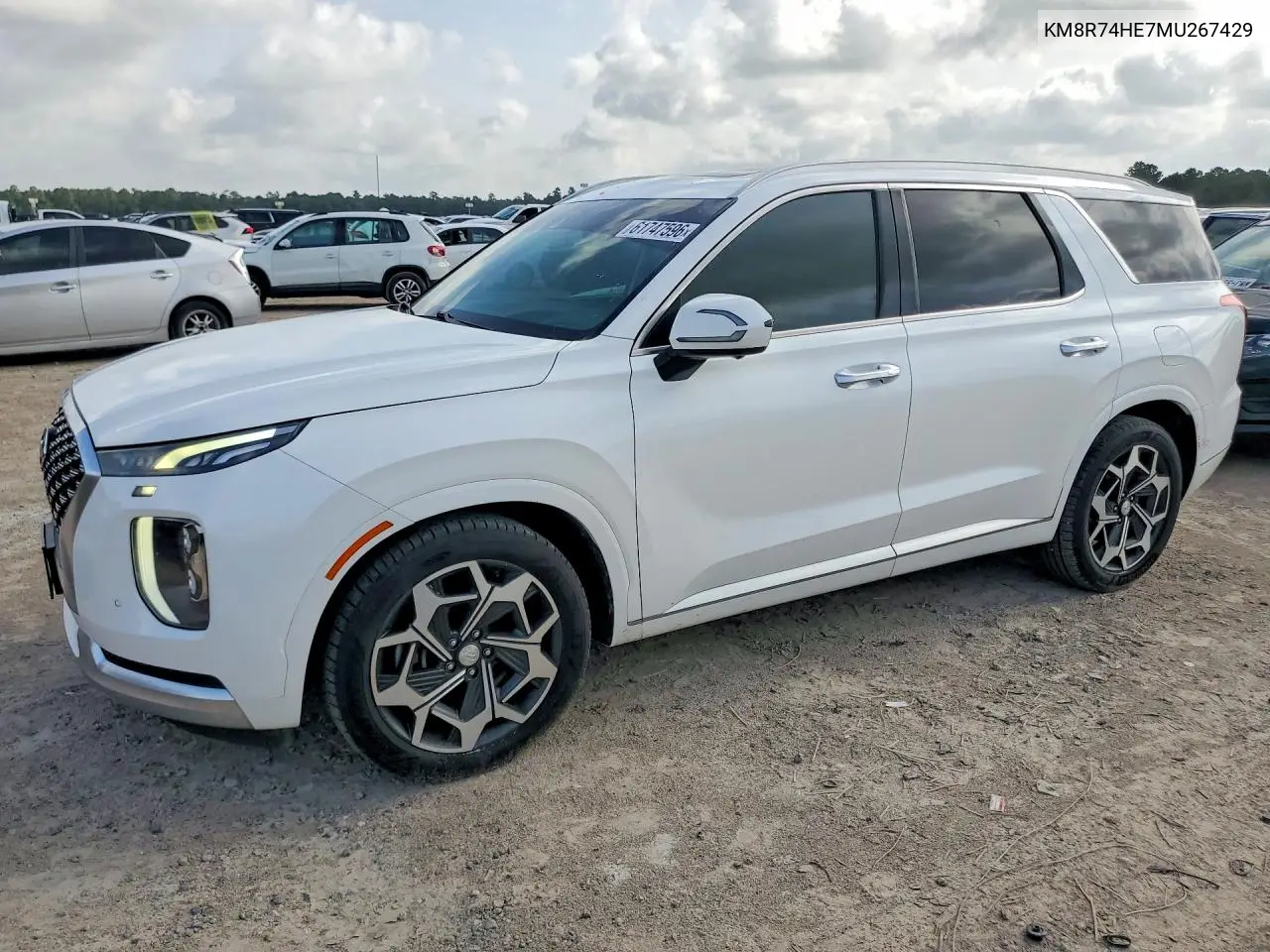 2021 Hyundai Palisade Calligraphy VIN: KM8R74HE7MU267429 Lot: 61747596