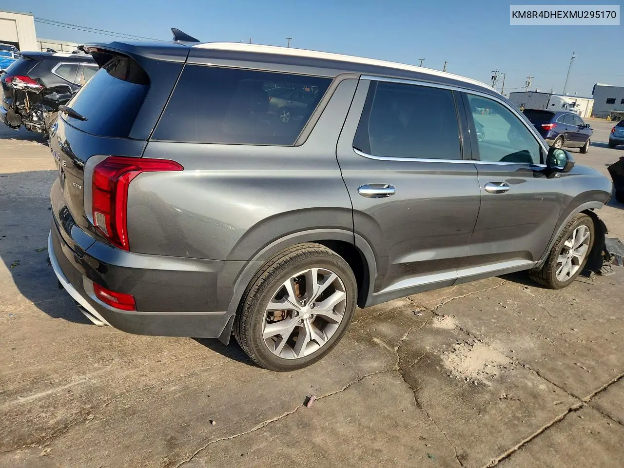 2021 Hyundai Palisade Sel VIN: KM8R4DHEXMU295170 Lot: 61980106