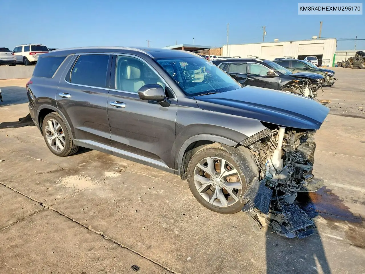 2021 Hyundai Palisade Sel VIN: KM8R4DHEXMU295170 Lot: 61980106