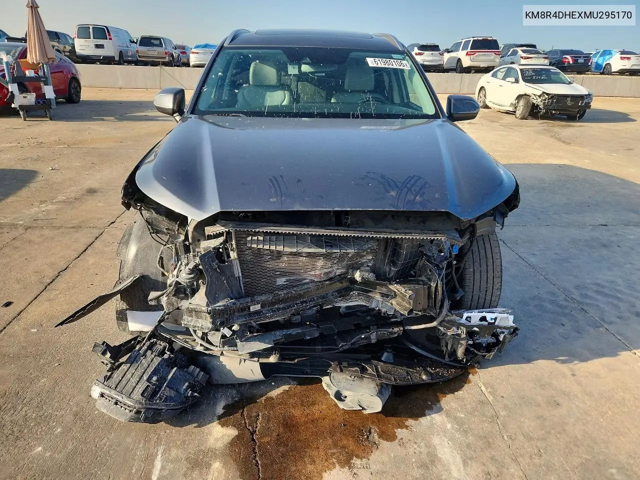 2021 Hyundai Palisade Sel VIN: KM8R4DHEXMU295170 Lot: 61980106