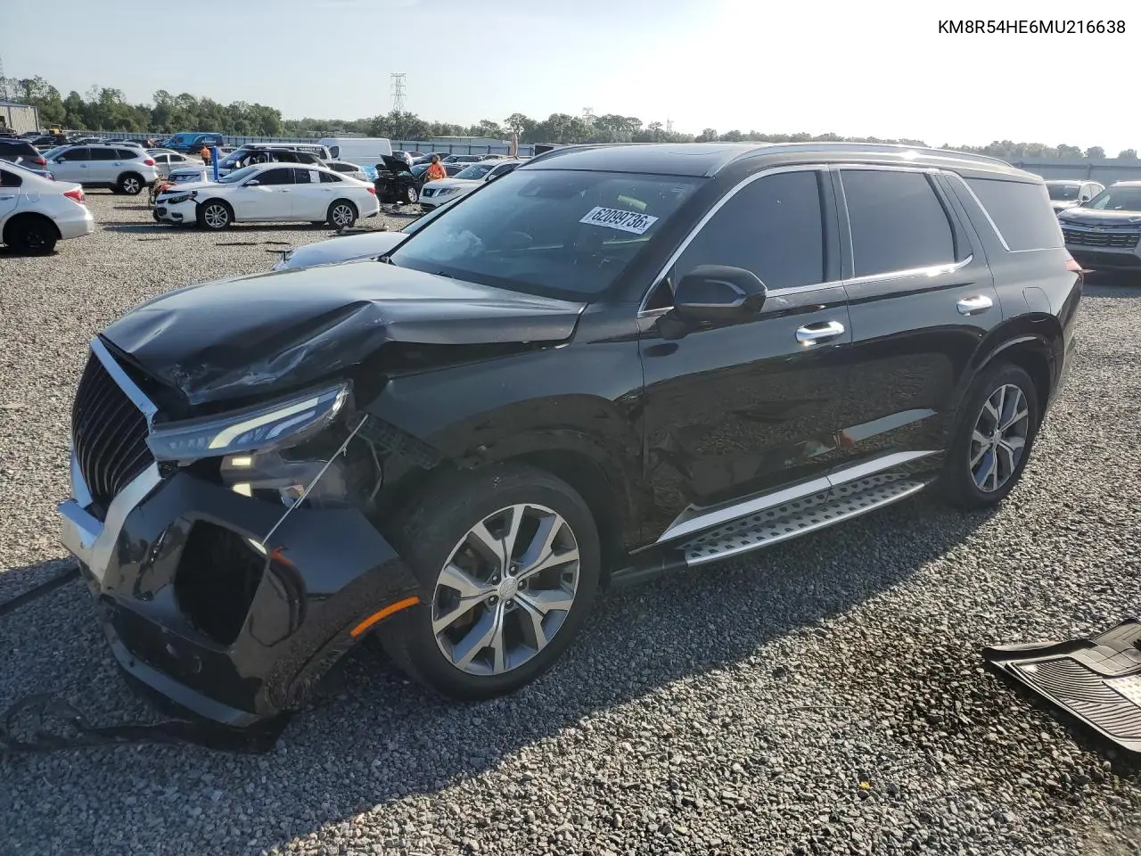 2021 Hyundai Palisade Limited VIN: KM8R54HE6MU216638 Lot: 62099736