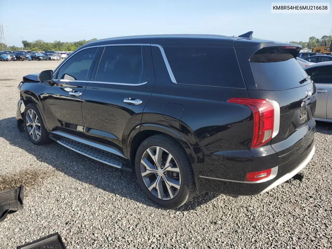 2021 Hyundai Palisade Limited VIN: KM8R54HE6MU216638 Lot: 62099736