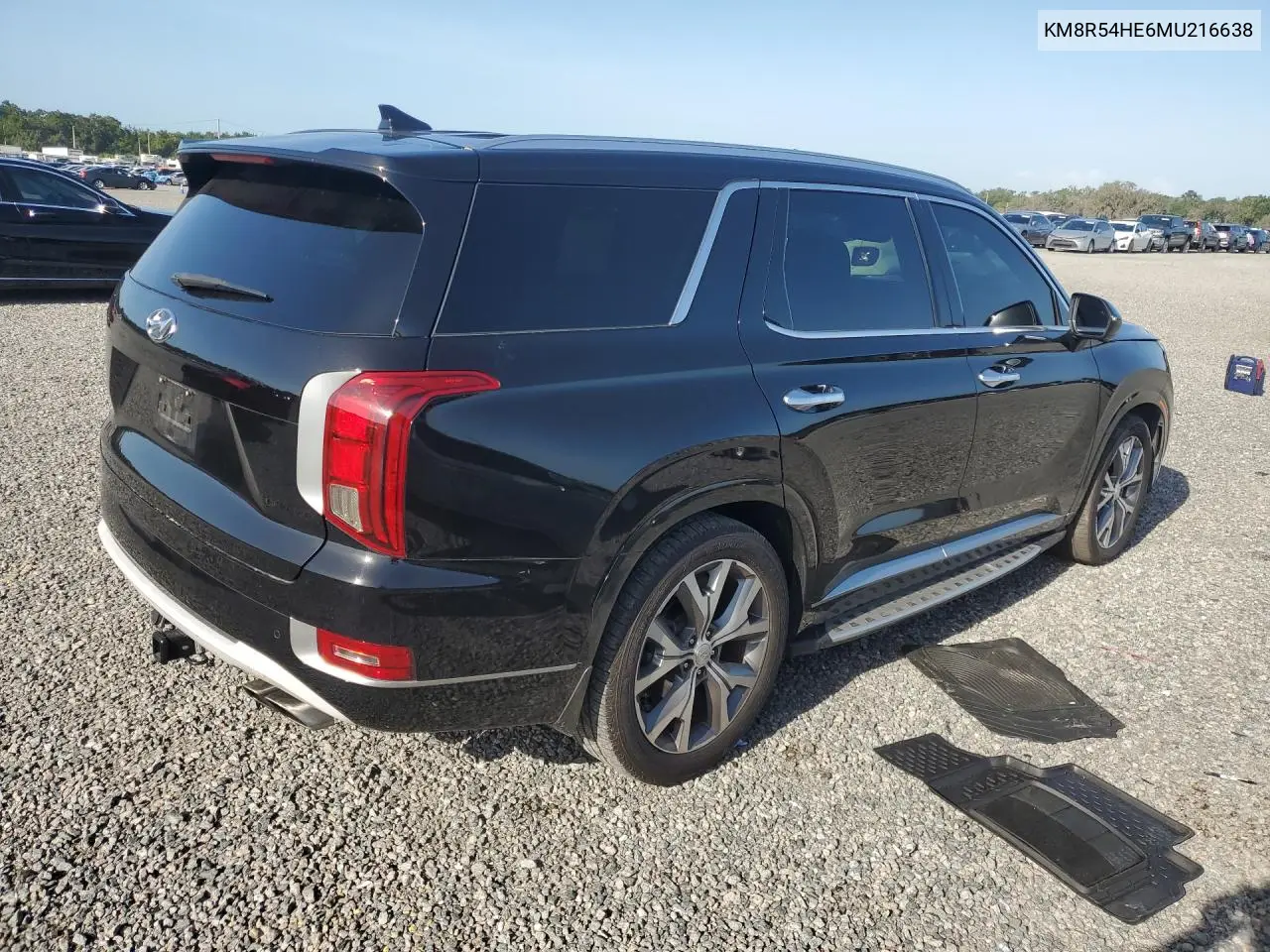 2021 Hyundai Palisade Limited VIN: KM8R54HE6MU216638 Lot: 62099736