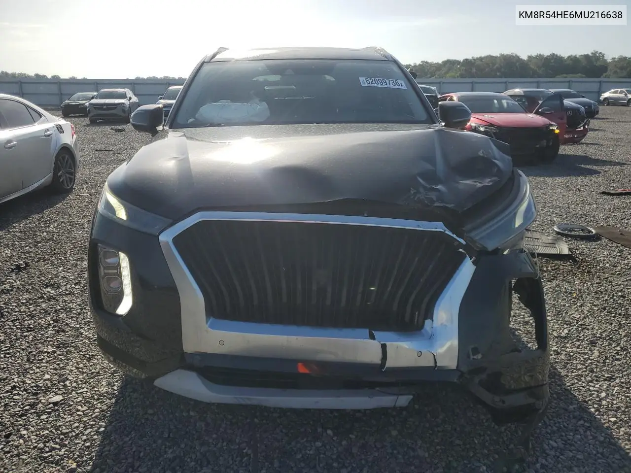 2021 Hyundai Palisade Limited VIN: KM8R54HE6MU216638 Lot: 62099736