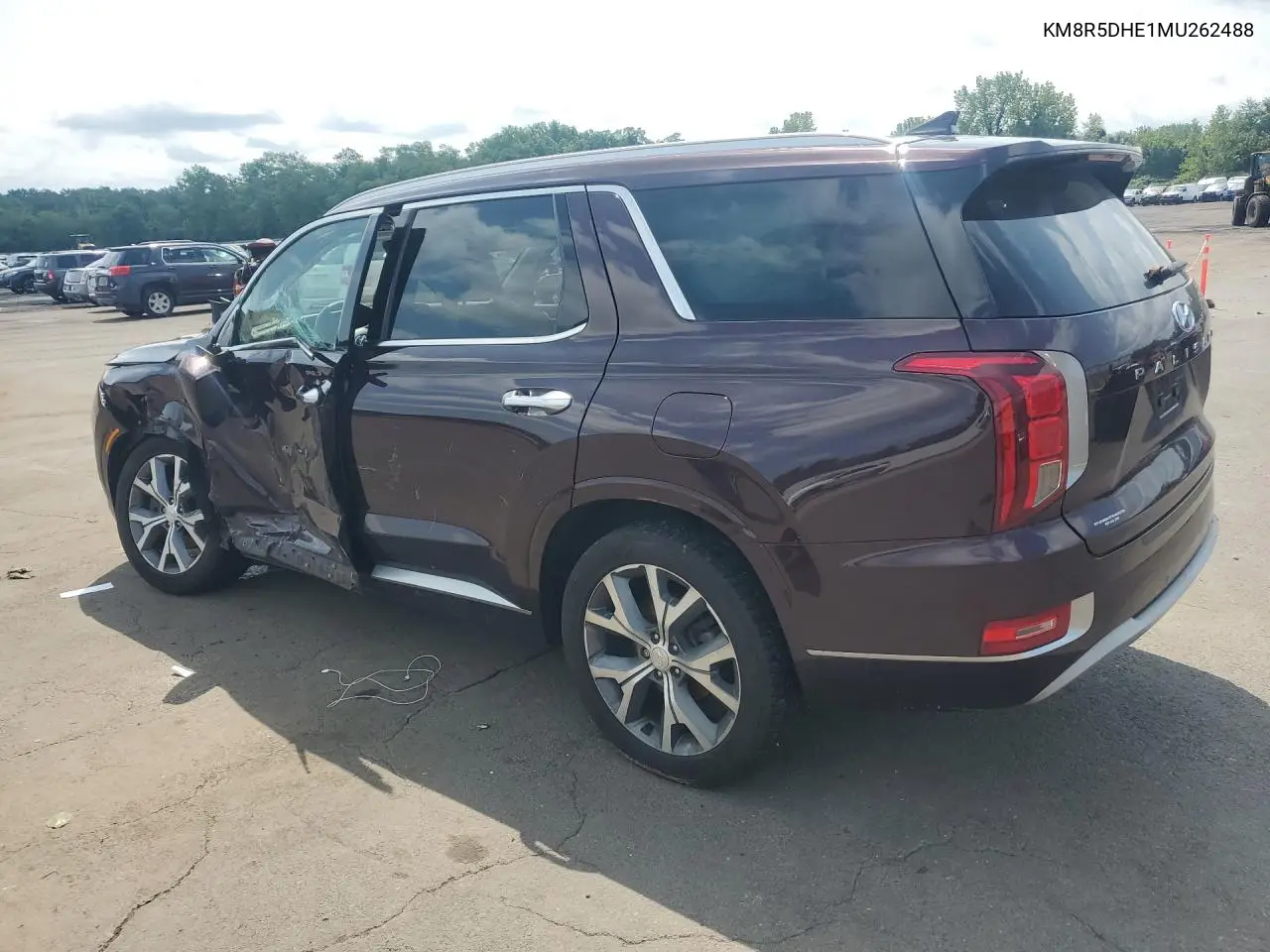 2021 Hyundai Palisade Limited VIN: KM8R5DHE1MU262488 Lot: 62119146