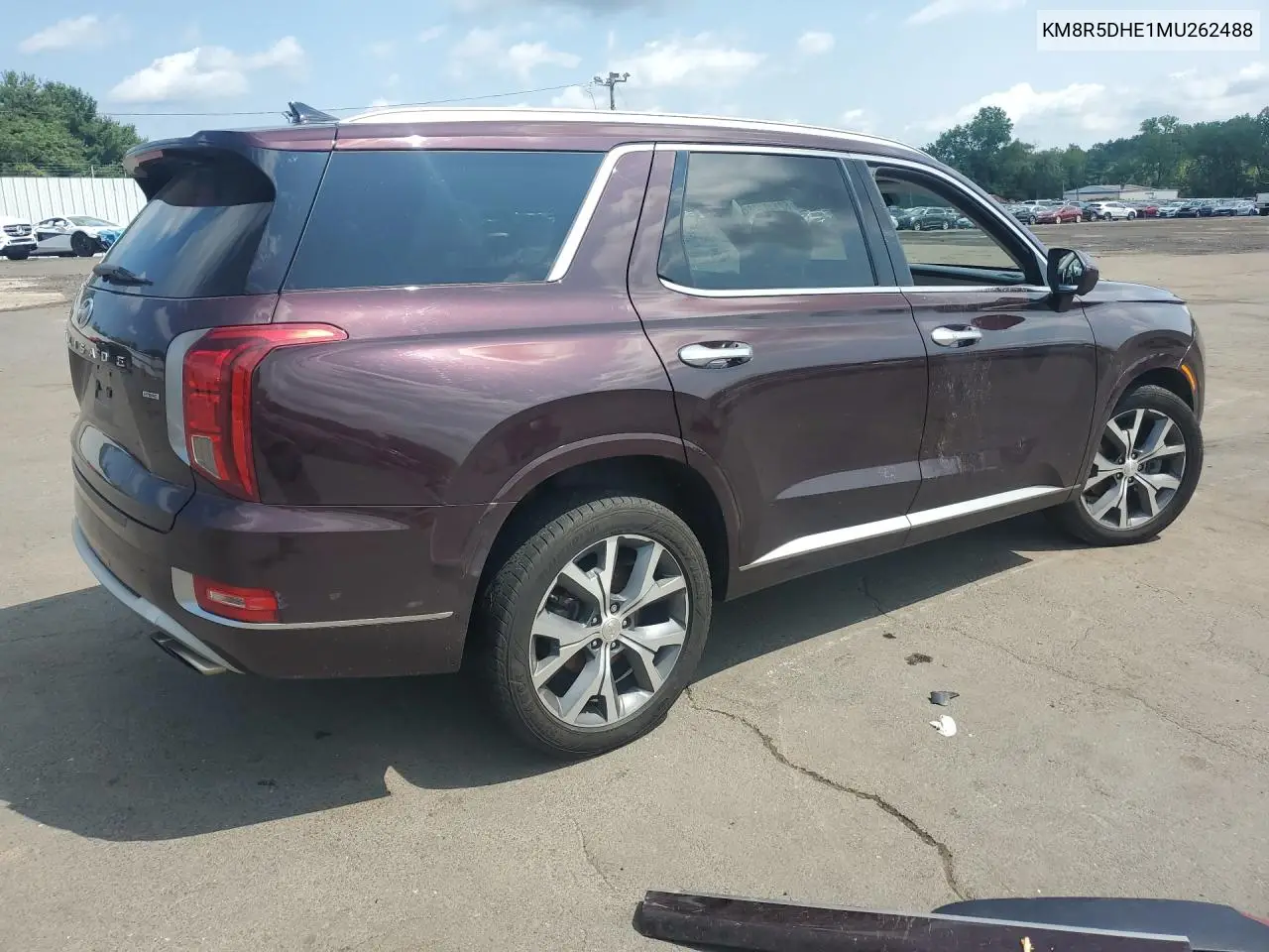 2021 Hyundai Palisade Limited VIN: KM8R5DHE1MU262488 Lot: 62119146