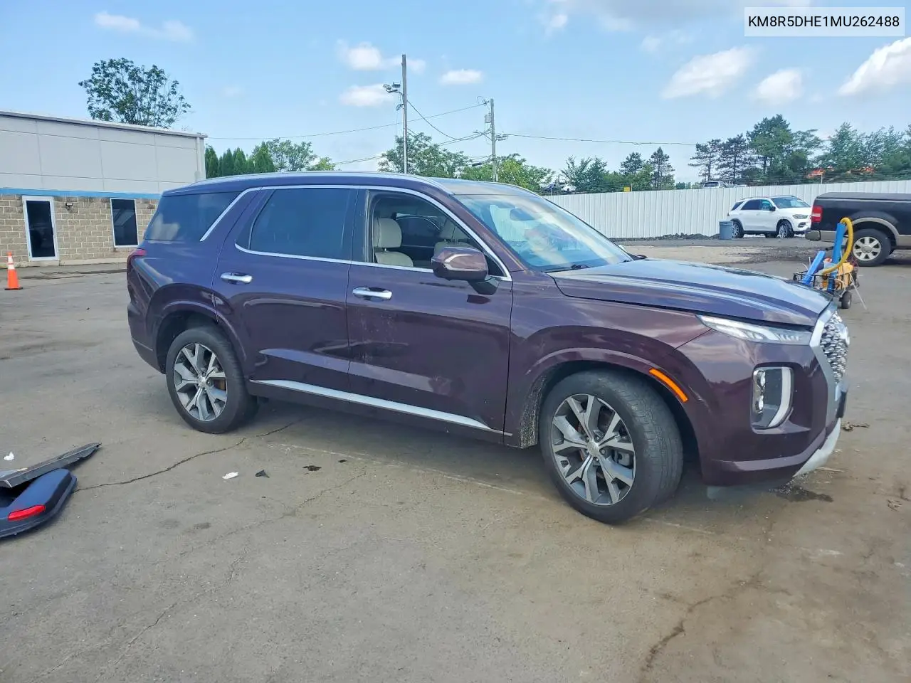 2021 Hyundai Palisade Limited VIN: KM8R5DHE1MU262488 Lot: 62119146