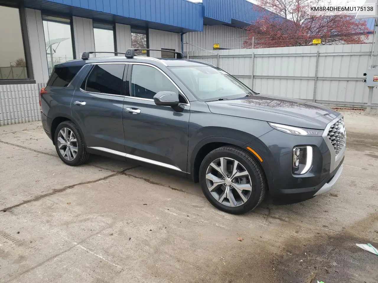 KM8R4DHE6MU175138 2021 Hyundai Palisade Sel