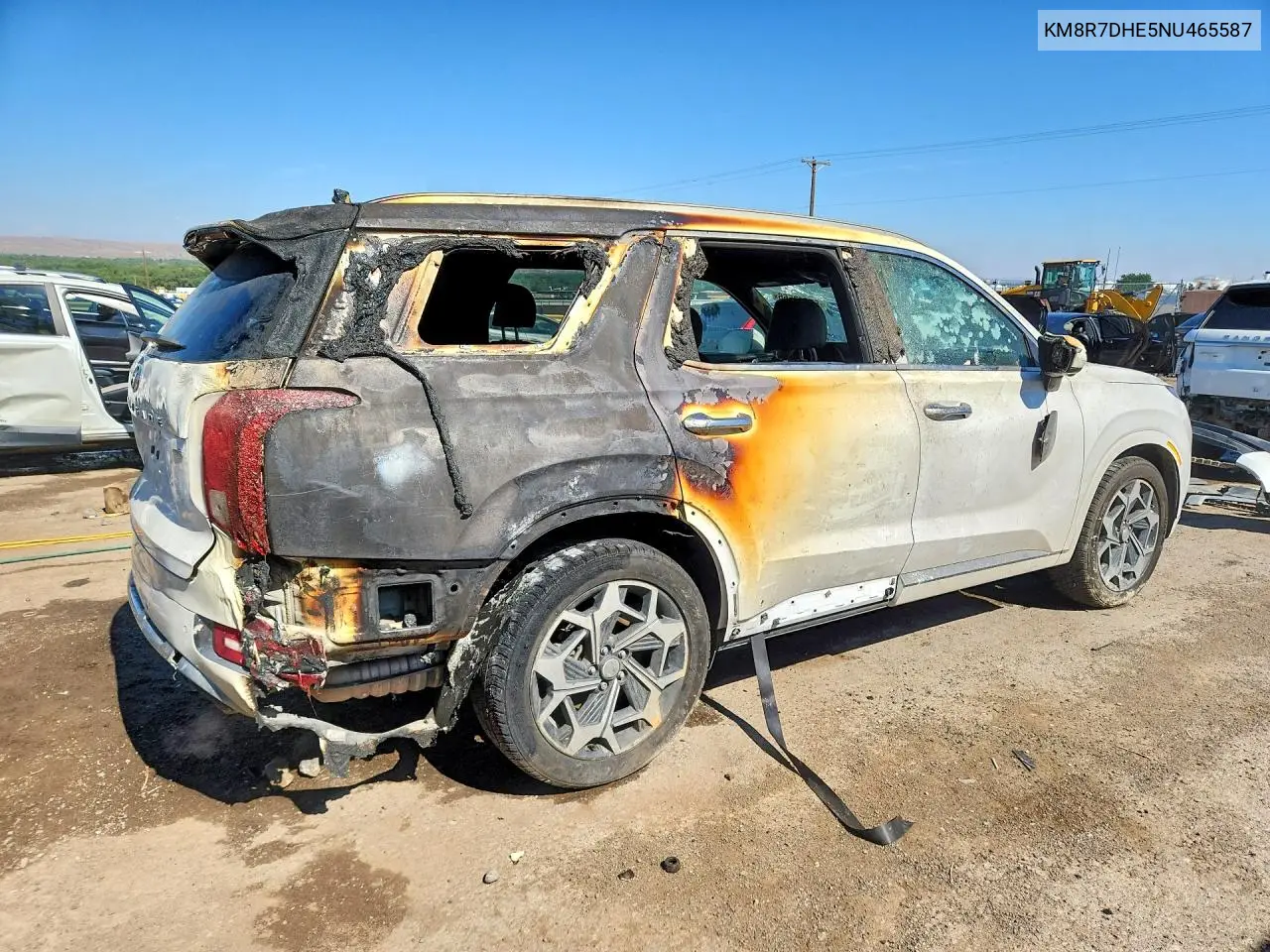 2022 Hyundai Palisade Calligraphy VIN: KM8R7DHE5NU465587 Lot: 57347566