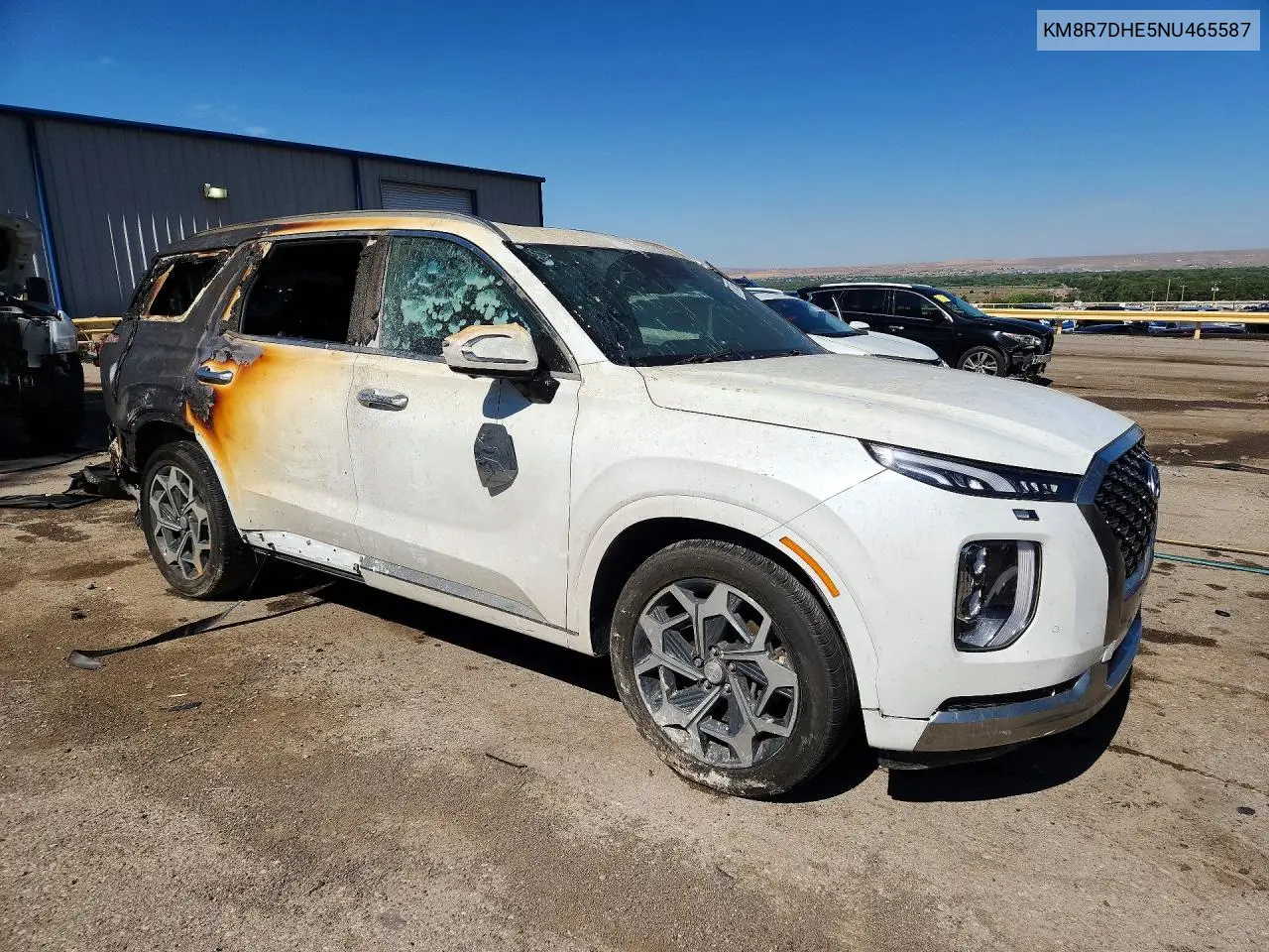 2022 Hyundai Palisade Calligraphy VIN: KM8R7DHE5NU465587 Lot: 57347566