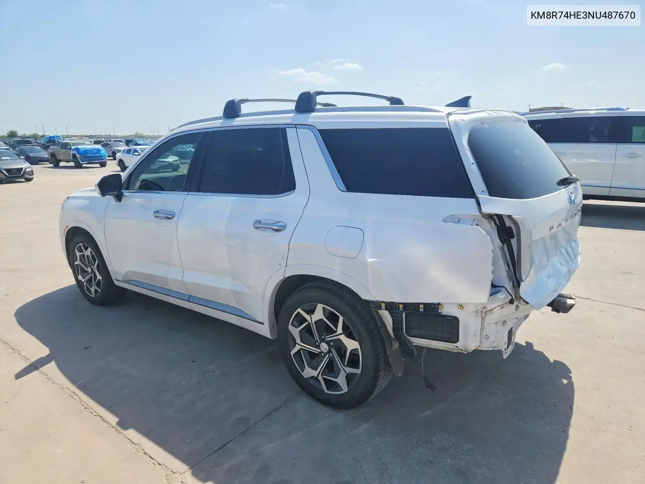 2022 Hyundai Palisade Calligraphy VIN: KM8R74HE3NU487670 Lot: 57419956