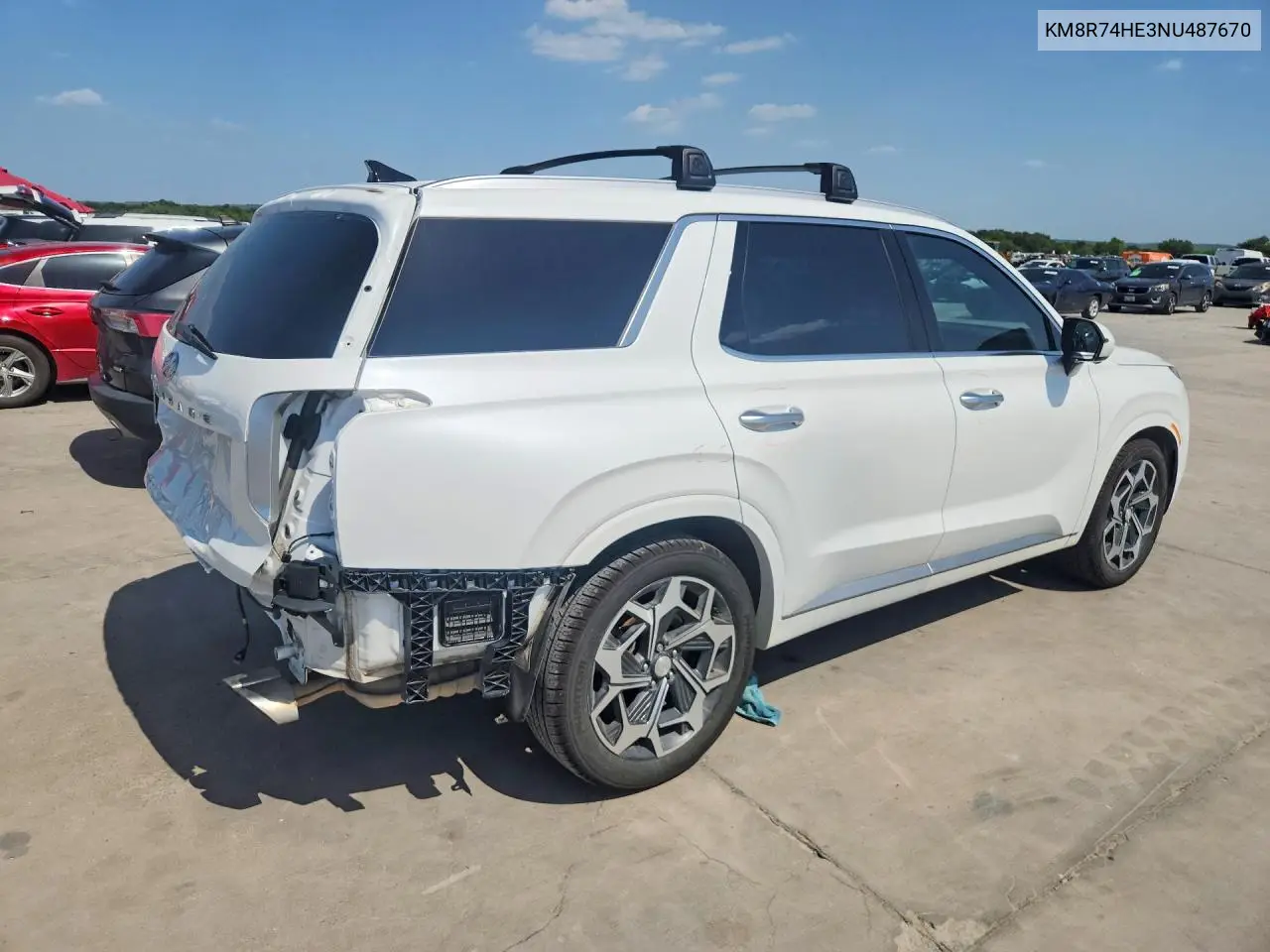 2022 Hyundai Palisade Calligraphy VIN: KM8R74HE3NU487670 Lot: 57419956