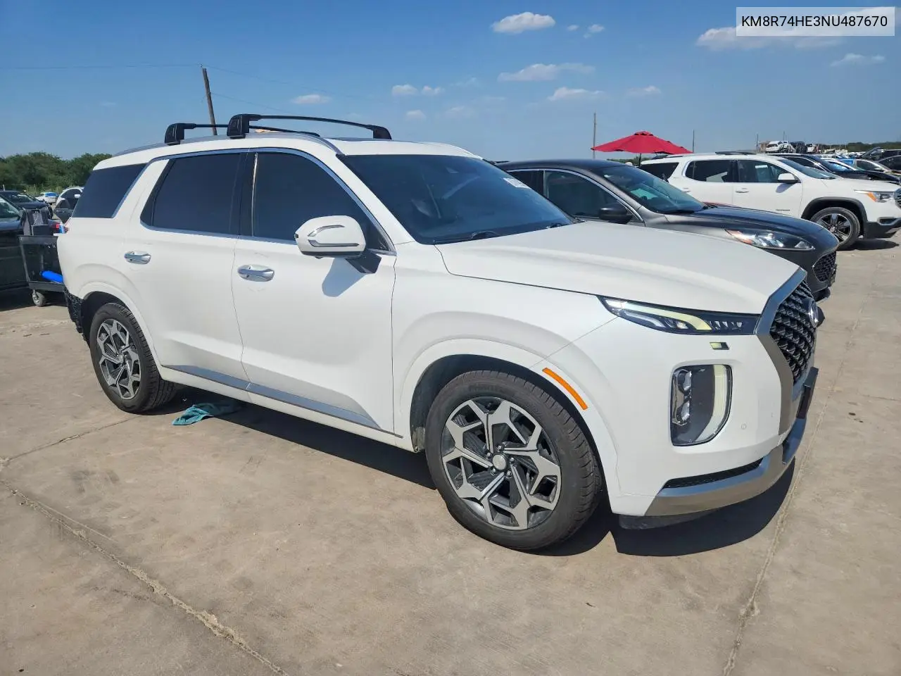 2022 Hyundai Palisade Calligraphy VIN: KM8R74HE3NU487670 Lot: 57419956