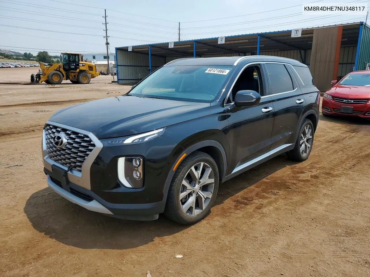 2022 Hyundai Palisade Sel VIN: KM8R4DHE7NU348117 Lot: 60121866