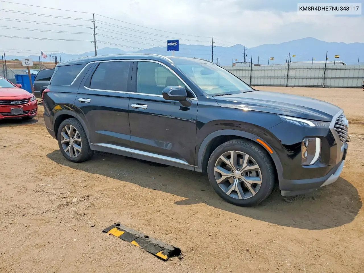 2022 Hyundai Palisade Sel VIN: KM8R4DHE7NU348117 Lot: 60121866