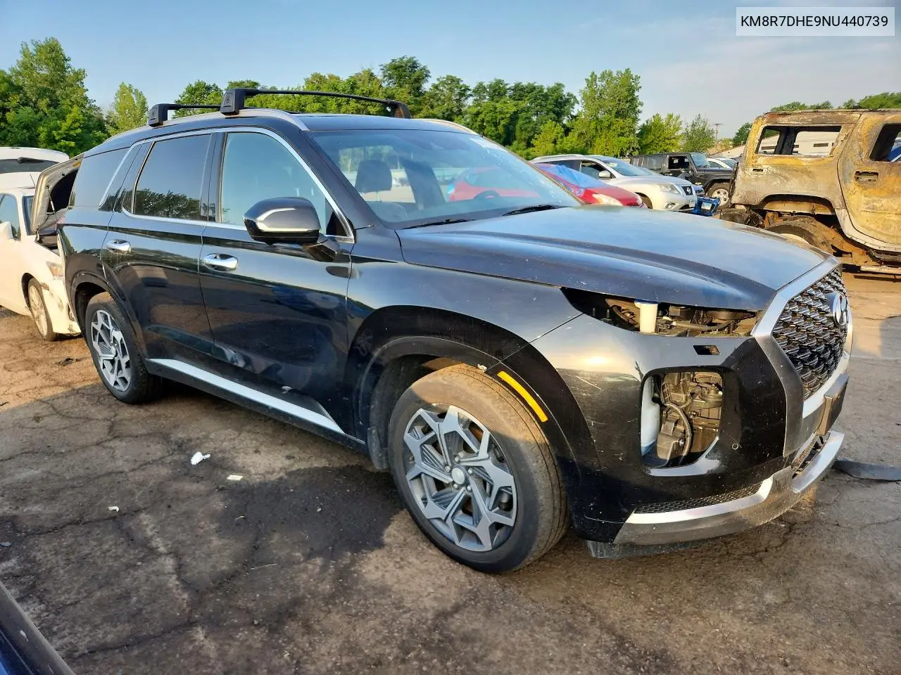 2022 Hyundai Palisade Calligraphy VIN: KM8R7DHE9NU440739 Lot: 60152736