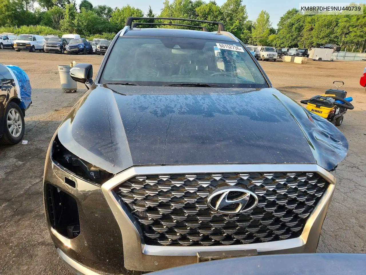 2022 Hyundai Palisade Calligraphy VIN: KM8R7DHE9NU440739 Lot: 60152736