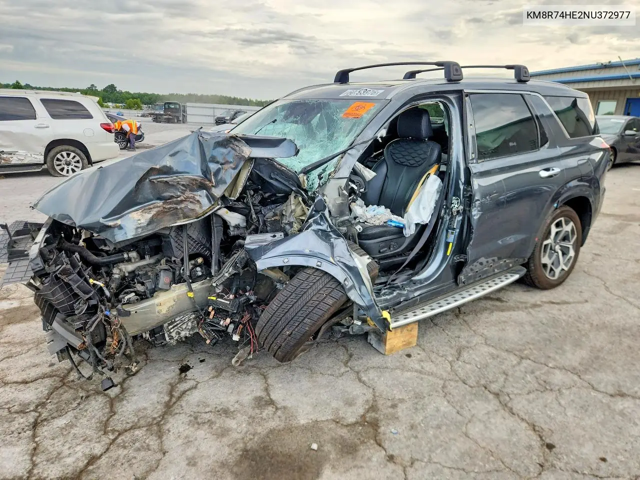 2022 Hyundai Palisade Calligraphy VIN: KM8R74HE2NU372977 Lot: 60193976